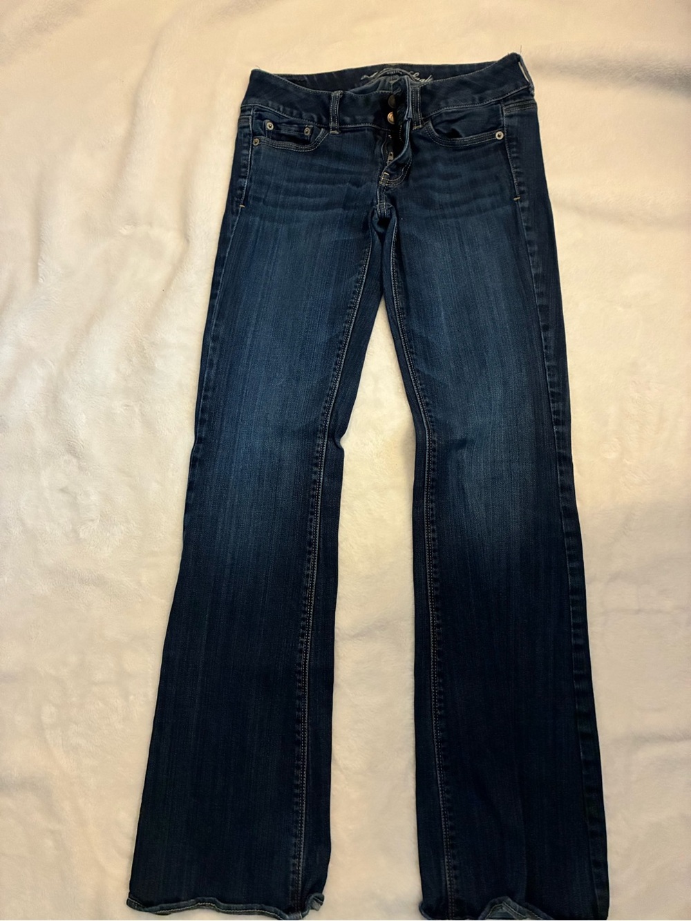 American Eagle Outfitters Dark Blue Flare Denim Jeans